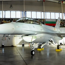 LM and Bulgaria Mark Arrival of 1st Bulgaria F-16 Block 70 Jet