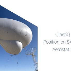 QinetiQ US Named Awardee on US Army's $4Bn PD Aerostats MATOC
