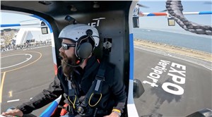 Chief Pilot, Jace McCown, flies HEXA LIFT Aircraft &copy;