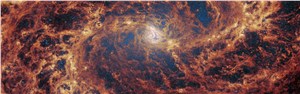 No tricks, just treats (M83 MIRI image) ESA/Webb, NASA & CSA, A. Adamo (Stockholm University) and the FEAST JWST team &copy;