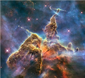 Hubble captures view of 'Mystic Mountain' NASA/ESA/M. Livio & Hubble 20th Anniversary Team (STScI) &copy;