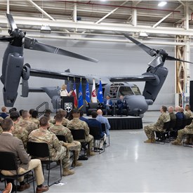 Bell Boeing Celebrate USAF CV-22 Program of Record