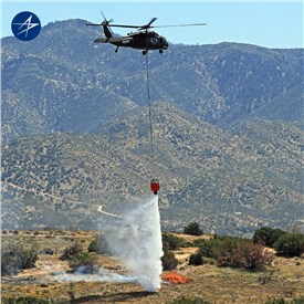 Image - Rain and Sikorsky Test Advanced Aerial Firefighting Technologies Using Autonomous Black Hawk Helicopter