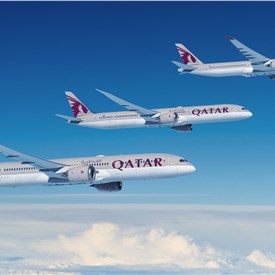 Boeing and Qatar Airways Announce Historic Order for up to 210 Widebody Airplanes