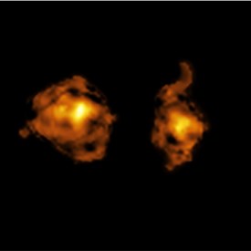 'Cosmic Joust': Astronomers Observe Pair of Galaxies in Deep-space Battle