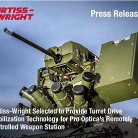 Image - Curtiss-Wright Selected by Pro Optica to Provide Turret Drive Stabilization Technology for Romania's ANUBIS 3.0 Remote Controlled Weapons Station