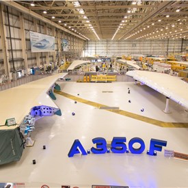 Airbus Completes First A350F Wingset in Broughton