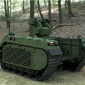 Milrem Robotics Showcases THeMIS Combat-Cargo UGV at Indo Defence 2025