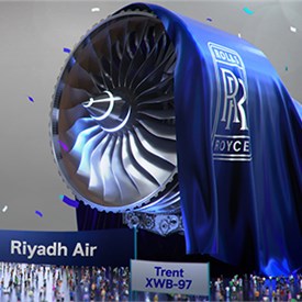 Rolls-Royce Welcomes Riyadh Air's Order for 50 Trent XWB-97 Engines to Power 25 Airbus A350-1000
