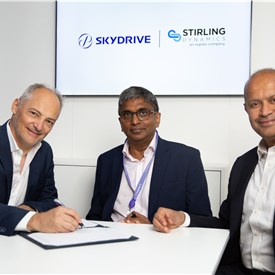 SkyDrive Partners with Stirling Dynamics to Design and Manufacture Pilot Control Stick for SKYDRIVE SD-05 Production Aircraft