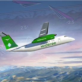Wideroe Airlines Upgrades Dash 8 Fleet With Universal Avionics Flight Display System