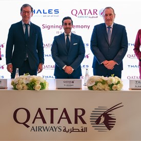 Thales and Qatar Airways Sign Agreement Regarding the Latest IFE Technologies and Dedicated Local Service Hub