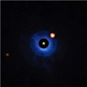 High-contrast coronograph image of TWA 7b ESA/Webb, NASA, CSA, A.M. Lagrange, M. Zamani (ESA/Webb)  &copy;