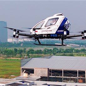 EH216-S Pilotless eVTOL Completes Debut Human-Carrying Flights in Indonesia, A Step Forward International Market Expansion