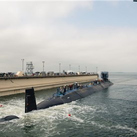 Image - HII Launches Virginia-class Submarine Arkansas (SSN 800) at Newport News Shipbuilding