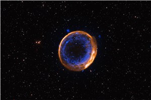 VLT image of a double-detonation supernova European Southern Observatory (ESO) &copy;