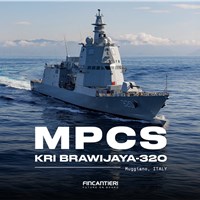 Fincantieri Delivers the PPA "KRI BRAWIJAYA-320" to the Indonesian Navy