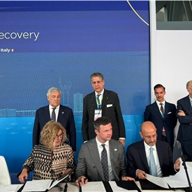 Leonardo, Enav and UkSATSE sign an agreement to restore Ukraine's ATM System
