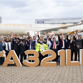 Image - AerCap Delivers 1st of 20 New Airbus A321LR Aircraft to Etihad Airways