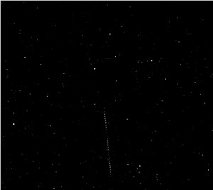 Hera's images of asteroid 1126 Otero, stacked ESA &copy;