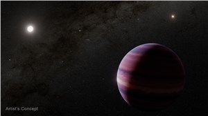 Artist's concept of Alpha Centauri A and planet  NASA, ESA, CSA, STScI, R. Hurt (Caltech/IPAC) &copy;