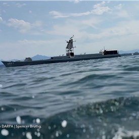 Groundbreaking Unmanned Surface Vessel Built by Serco Sets Sail
