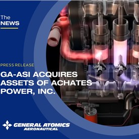 Image - GA-ASI Acquires Assets of Achates Power