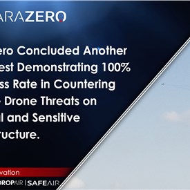 ParaZero Concluded Another Field Test Demonstrating 100% Success Rate in Countering Hostile Drone Threats on Critical and Sensitive Infrastructure