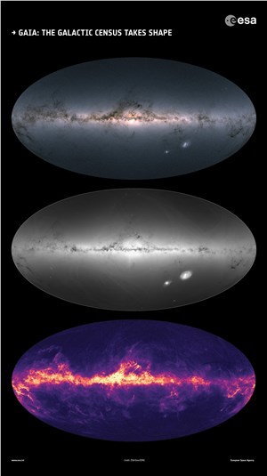 Gaia: the Galactic census takes shape ESA/Gaia/DPAC; Maps: CC BY-SA 3.0 IGO &copy;