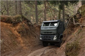 FMX 8x8 Protected cab Volvo Defense &copy;