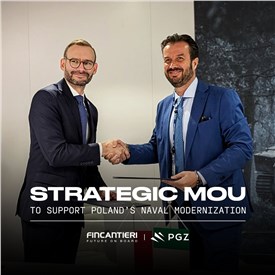 Fincantieri and PGZ Sign Strategic Mou to Support Poland's Naval Modernization
