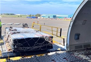CAMM Missiles being loaded into transport aircraft MBDA &copy;