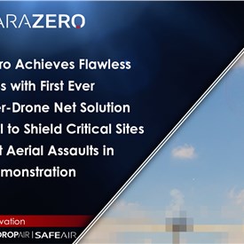 ParaZero Achieves Flawless Success with 1st Ever Counter-Drone Net Solution in Israel to Shield Critical Sites Against Aerial Assaults in Trial Demo