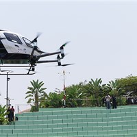 EHang Achieves First Pilotless Human-Carrying eVTOL Flight in Africa at the 9th Aviation Africa Summit