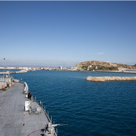 Image - USS Mount Whitney Arrives in Durres, Republic of Albania, Strengthening NATO and Maritime Partnerships