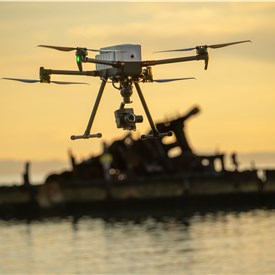 A Drone's Eye View of the Tangalooma Wrecks