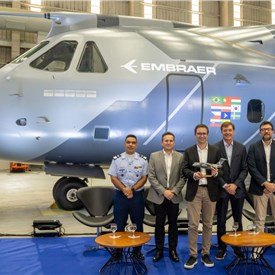 Embraer Presents KC-390 Millennium Demonstrator Aircraft With New Visual Identity