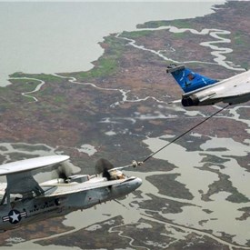 US, French In-flight Refueling Extends Advanced Hawkeye's Reach