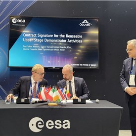 Image - ESA and Avio Sign Contract for a Reuseable Upper Stage Demonstration Mission