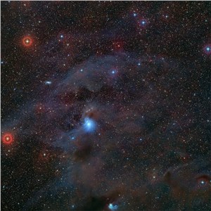 Location of rogue planet (visible light) European Southern Observatory (ESO) &copy;