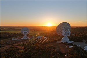 ESA's 1st and 4th deep space antennas ESA &copy;