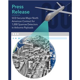 SCD Secures Major North American Contract for Approximately 1,000 Sparrow cooled IR Detectors for Airborne Payloads