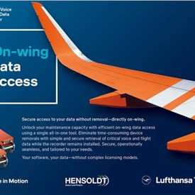Lufthansa Technik and HENSOLDT take the "black box" to an all new level