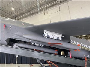 Ragnarok LCCM securely stowed in the bomb bay Kratos Defense & Security Solutions &copy;