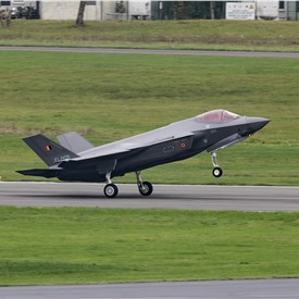 Image - LM and Belgium Celebrate Arrival of 1st Belgian F-35 Aircraft