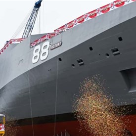 ST Engineering Launches the First-of-Class Multi-Role Combat Vessel