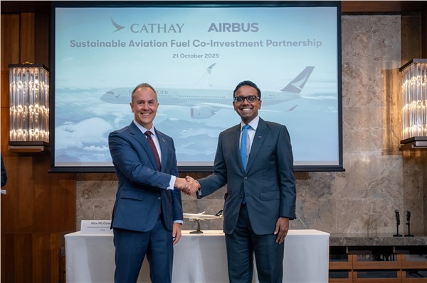 Airbus and Cathay Form Co-Investment Partnership for Scaling SAF Adoption