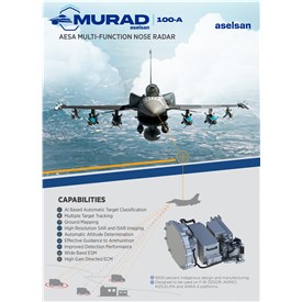 ASELSAN's MURAD 100-A AESA Fire Control Radar Completes 1st Flight on Bayraktar KIZILELMA