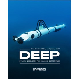 Fincantieri Launches the 1st Integrated Underwater Drone System
