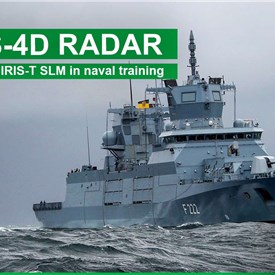 TRS-4D Radar Supports IRIS-T SLM in Naval Training